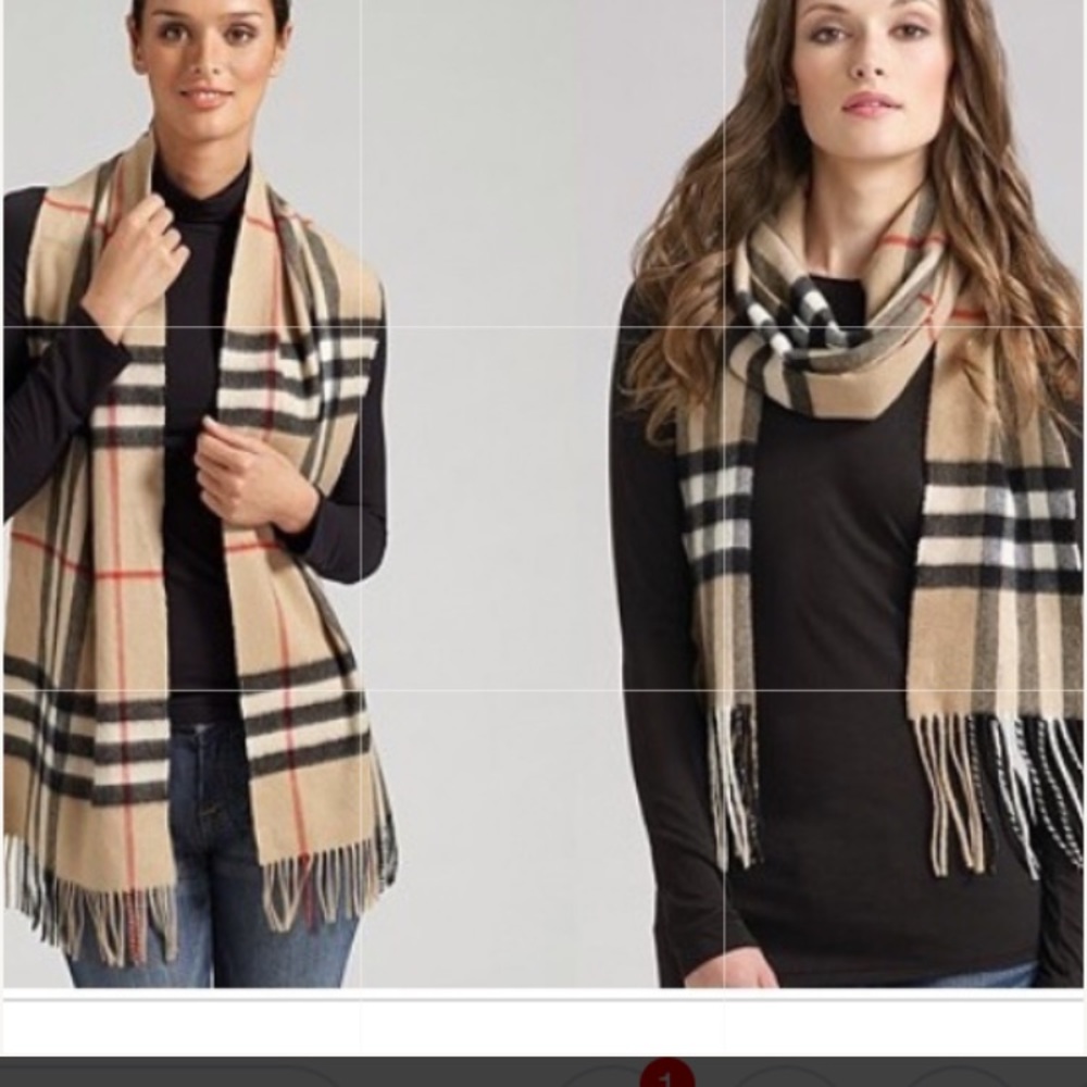 [NWT] Burberry Classic CDSC Shawl/Scarf - Picture 7 of 8